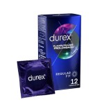 Prezervative Durex Pleasure Prolonged, regular fit, efect de intarziere ejaculare, 56 mm, 1 cutie x 12 buc