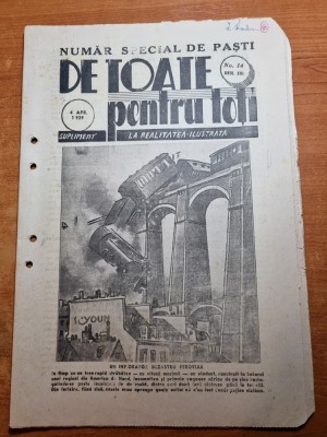 de toate pentru toti 4 aprilie 1939-numar special de pasti,rebus,jocuri foto
