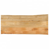 VidaXL Blat masă cu margini, 140x60x3,8 cm, lemn masiv mango