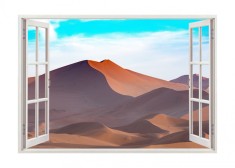 Autocolant decorativ, Fereastra, Natura si peisaje, Multicolor, 85 cm, 2566ST foto