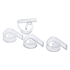 Set 4 clipsuri pentru fata de masa, plastic, AKS34 foto
