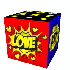 Cub Rubik - Design - Fun: Pop Art Cartoon | Iconicube