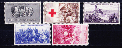 TSV$ - 1959 MICHEL 1044-1048 ITALIA MNH/** LUX foto