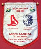 Fanion de protocol-oficial - meci fotbal DINAMO BUCURESTI - FARUL CONSTANTA (Meci Amical / 11.07.2026)