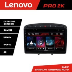 Navigatie Peugeot 308 Lenovo Kit-038 8 core QLED 2K 8+256 360 Android Waze USB Navigatie Internet Youtube Radio CarStore Technology
