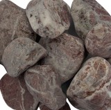 Marmura decorativa naturala rotunjita, interior / exterior, bordo, 30-60 mm, 20 kg