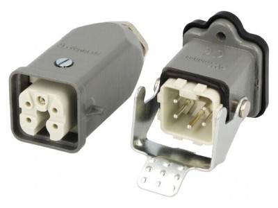 Conector HDC Tată-Mamă 5 4 Pin 3A Drept foto