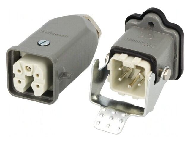 Conector HDC Tată-Mamă 5 4 Pin 3A Drept