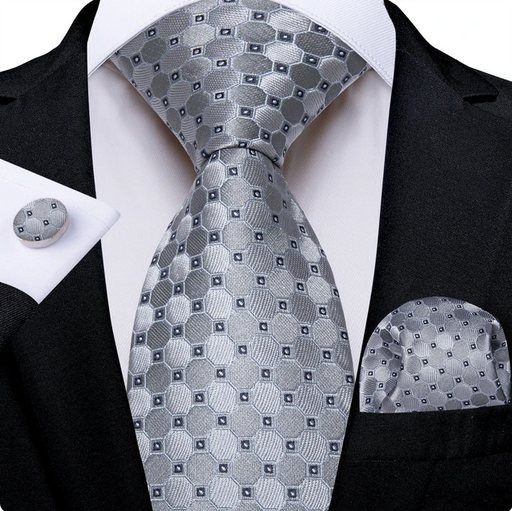 Set cravata + batista + butoni - matase -- model 764