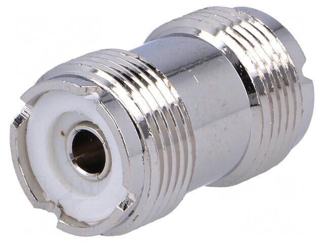 Adaptor UHF Mamă Dual Drept