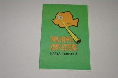 Muntii Apuseni - Harta turistica - 1983 foto