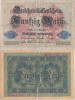 1914 (5 August), 50 Mark (P-49b) - NS 7 cifre - Imperiul German