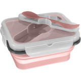 Zopa Silicone Lunch Box Small serviciu de masă pentru copii Old Pink 15x7,5 cm 1 buc