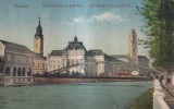 Oradea. Podul Crisului cu Primaria (1926, circulata)