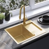 Chiuvetă inox Paul BRUSH GOLD