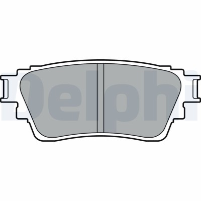 DELPHI LP3408 set placute frana,frana disc foto