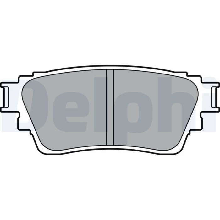 DELPHI LP3408 set placute frana,frana disc