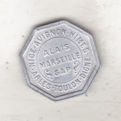 bnk mnd Franta Provence 25 centimes 1921 foto