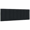 VidaXL Pernă pentru tăblie de pat, negru, 140 cm, material textil 4019165