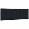 vidaXL Pernă pentru tăblie de pat, negru, 140 cm, material textil 4019165