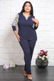 Cumpara ieftin Bluza Eleganta Karla Navi - 60Marimea
