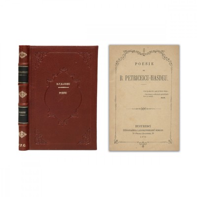 B. Petriceicu-Hasdeu, Poesie, 1873 foto