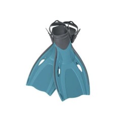 Labe de inot, inotatoare, silicon, albastru, marime reglabila 37-41, 41x22 cm, Bestway&nbsp;