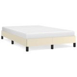 Cumpara ieftin Cadru de pat fara saltea crema 120x190 cm piele artificiala
