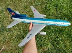 Avion macheta Lockheed L-1011 TriStar All Nippon Airways, vintage, scara 1:100, 55x40 cm