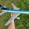Avion macheta Lockheed L-1011 TriStar All Nippon Airways, vintage, scara 1:100, 55x40 cm
