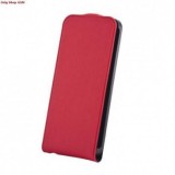 Husa Piele Tip Carte Rosu Premium LG Optimus L5 E610 Slim Flip