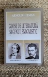 GLOSE DE LITERATURA SI GENUL ENIGMISTIC-ARNOLD HELMAN