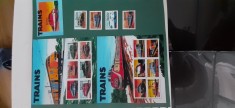 Gabon-Transport,locomotive,trenuri-serie completa si colita,nestampilate MNH (T3)