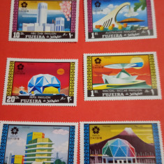 FUJEIRA, EXPO OSAKA - SERIE COMPLETĂ MNH