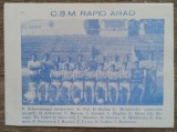 Vedere Echipa de Fotbal CSM Rapid Arad 1982, Circulata, Fotografie