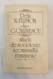 Dela N. Filimon la G. Calinescu - studii de sociologie a romanului romanesc