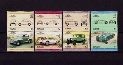 (S10) Tuvalu 1984 &amp;quot;Automobile de epoca ( I ) &amp;quot;, serie , MNH foto
