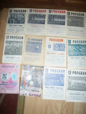 Lot 12 Programe Meci Fotbal -Sportul Studentesc 1986-1989 foto