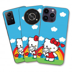 Husa Samsung Galaxy S10 Silicon Gel Tpu Model Hello Kitty Rainbow foto