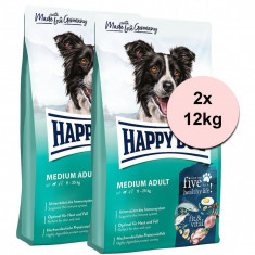 Happy Dog Supreme Fit &amp; Vital Medium Adult 2 x 12 kg