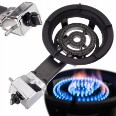 Arzator cu gaz soba din fonta PIEZO FIRE Soba turistica 8.5kW foto