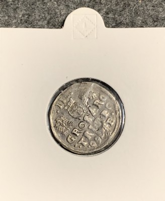 Moneda 3 groși 1599 Polonia argint foto