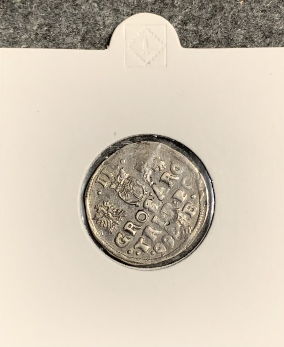 Moneda 3 groși 1599 Polonia argint