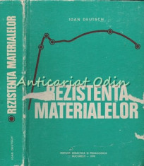 Rezistenta Materialelor - Ioan Deutsch foto