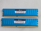 Kit Memorie RAM Corsair Vengeance LP Blue 8GB (2x4GB) DDR3 1600MHz CL9 1.50V CML8GX3M2A1600C9B