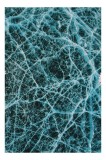 Tablou Canvas, "Freamătul Gheții &icirc;n Ad&acirc;ncuri Albastre", &Icirc;nghețat, Fracturi, Albastru, Textură, Mister, Cristal, Rece, Natură, Abstract, 26 x 39 cm, CM