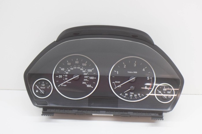 Ceas de bord BMW 3 F30, F80 2016 OEM: 17649411,9232893,6823005,007.067.100 13281417