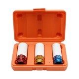 Trusa chei tubulare de impact pentru prezoane cu protectie janta 17/19/21 mm