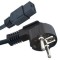 CABLU alimentare GEMBIRD 1.8m, intrare Shucko, iesire C19