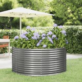 Cumpara ieftin Jardinieră, gri, 140x140x68 cm, oțel vopsit electrostatic